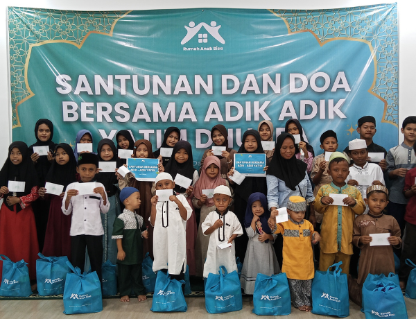 Rayakan Lebaran Yatim dan Milad ke-4, Rumah Anak Bisa Ajak Anak-Anak Bahagia Bersama