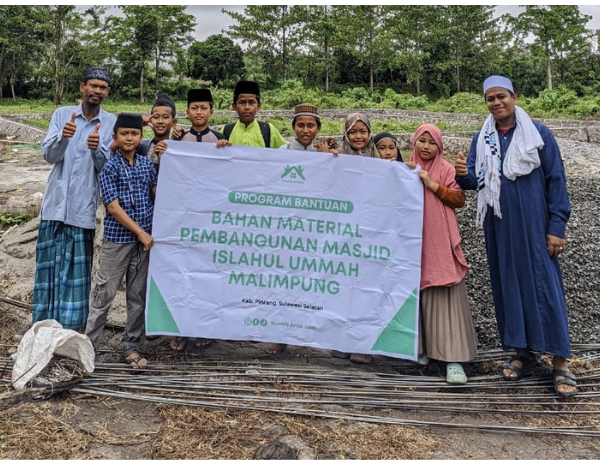 Wujud Cinta untuk Masjid, Rumah Anak Bisa Bantu Pembangunan Masjid Islahul Ummah di Pinrang
