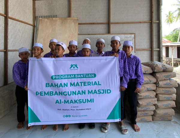 Alhamdulillah, Bantuan Material untuk Pembangunan Masjid Al-Maksumi Asahan