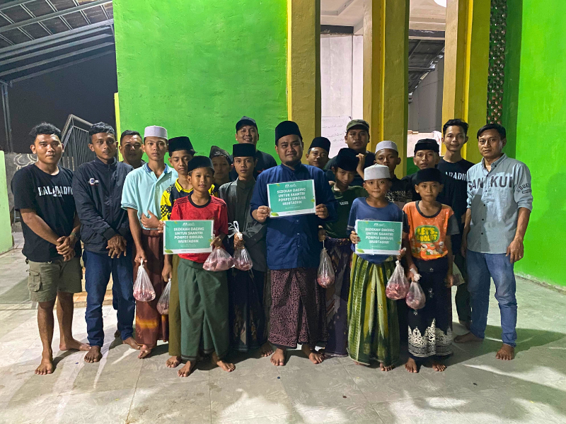 Rumah Anak Bisa Salurkan Sedekah Daging di Momen Idul Adha untuk Santri di Karawang