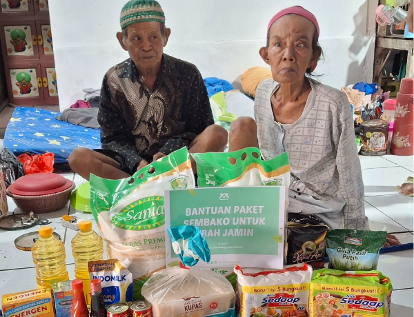 Terima Kasih #Sahabatpeduli atas Bantuan Untuk Abah Jamin dan Keluarganya