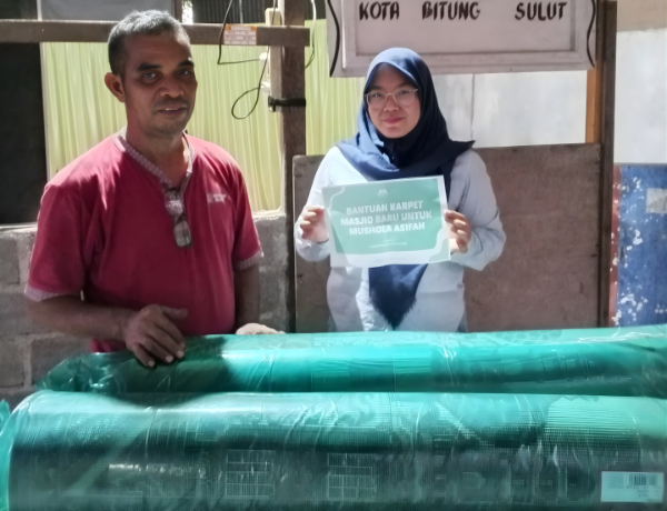 Karpet Dari #SahabatPeduli, Tempat Bersujud, Tempat Belajar, Kini Makin Nyaman